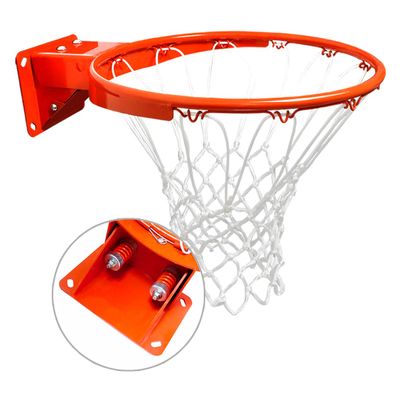 ProSlam Heavy Duty Wall Mounted Basketball Rim, 18 inch Professional Double-Spring Hanging Basketball Goal Fits Indoor and Outdoor Wall