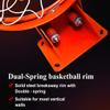 ProSlam Heavy Duty Wall Mounted Basketball Rim, 18 inch Professional Double-Spring Hanging Basketball Goal Fits Indoor and Outdoor Wall view 2