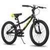 HH HILAND 20 Inch Kids' Bicycles Mountain Bike for Boys, Girls 5+ Years Old, Single Speed Kids Bicycles with Dual Handbrakes, Child Bike Black view 1
