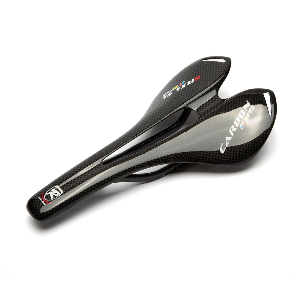 RXL SL Carbon Saddle Carbon Fiber Bike Seat Cycling Bike Seat Carbon Bicycle Saddle Ultra-Light Bike Front Seat Carbon Fiber Road Bike Saddle Bicycle seat 275x143mm Black 3K Glossy Bike Seats
