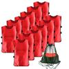 Antoyo 12 Pack Pennies for Soccer Scrimmage Vest Practice Jersey for Adult Youth Red view 1