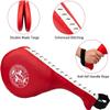 Nicunom 2 Pack Taekwondo Kick Pads, Durable Striking Pad Target TKD Karate Martial Arts Strike Targets Kickboxing Training, Red view 3