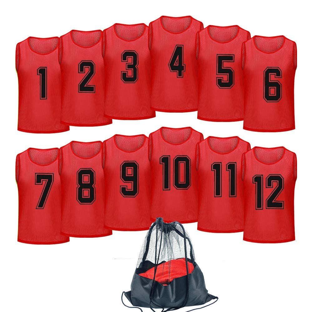 Antoyo Basketball JerseyPinnies AdultScrimmage Vests for Kids Soccer Training Equipment