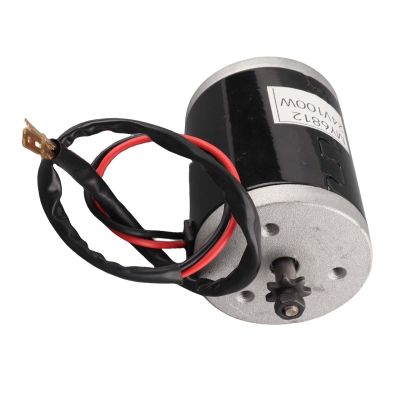 Tbest Electric Motor, 24V 100W High Speed Small Brush DC Motor Electric Scooter Motor Set E Accessory MY6812 My6812 24Vdc 100W My6812 24V 24V E100 Scooter Motor