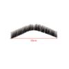 LesafeV Glue Lace Beard Hand Made Real Hair Mustache Fake Beard For GentleMen Seamless Fake Beards HX01 view 3