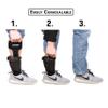 Ghost Concealment Large Ankle Holster for Concealed Carry Pistol | Universal Leg Carry Gun Holster with Magazine Pouch | Men and Woman Holster view 4