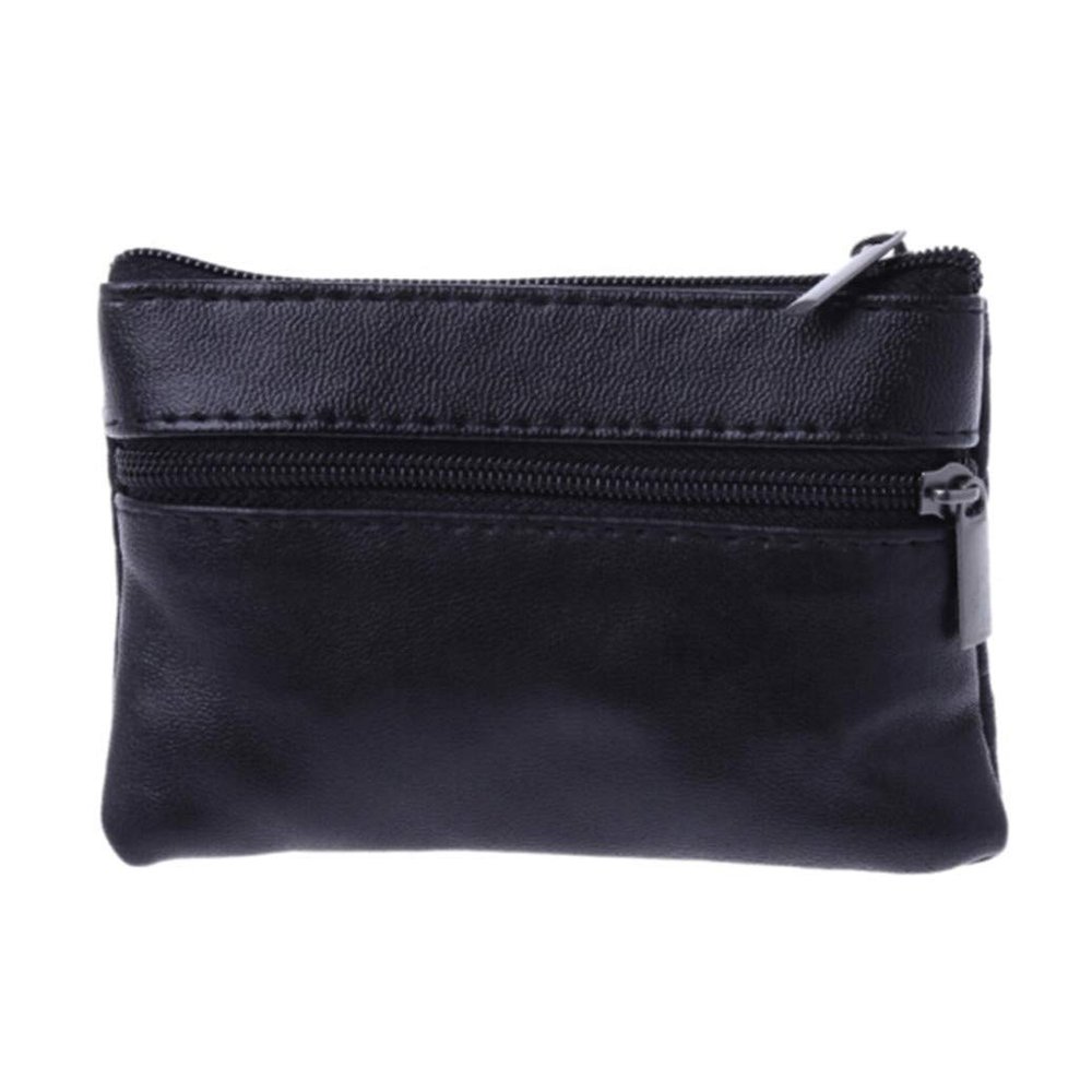 GOMYIE Men'S Mobile Phone Belt Bag Leather Multi-Function Mobile Phone Zipper Coin Purse