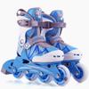 QMMD Kids and Teens Inline Skates Adjustable Size Comfortable Roller Skates with ABEC-7 Bearing Roller Blades for Boys and Girls with Protective Gear Set,A1,M12.51.5UK/3134EU view 1