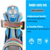 QMMD Kids and Teens Inline Skates Adjustable Size Comfortable Roller Skates with ABEC-7 Bearing Roller Blades for Boys and Girls with Protective Gear Set,A1,M12.51.5UK/3134EU view 2