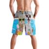 Custom Photo Mens Swim Trunks Personalized Picture Beach Board Shorts Swim Shorts Multi-Color view 3