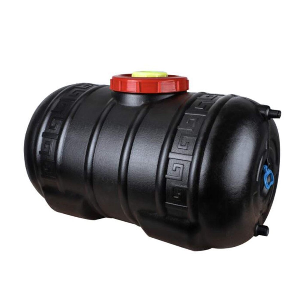 Outdoor Camping Tank Plastic Storage Water Container, Summer Home Bath Shower Bucket Emergency Storage Water Tank with Shower Head and Hose, Travel Camping Solar Heating Hot Water Bucket