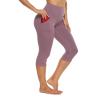 Stelle Womens High Waisted Legging Yoga Pants with Pockets for Workout(Dusty Lavender,M) view 1
