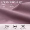 Stelle Womens High Waisted Legging Yoga Pants with Pockets for Workout(Dusty Lavender,M) view 4