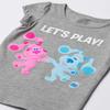 Nickelodeon baby girls Blue's Clues & You Be You! Toddler Short Sleeve Tee - Blue Magenta T Shirt, Heather Grey, 5T US view 2