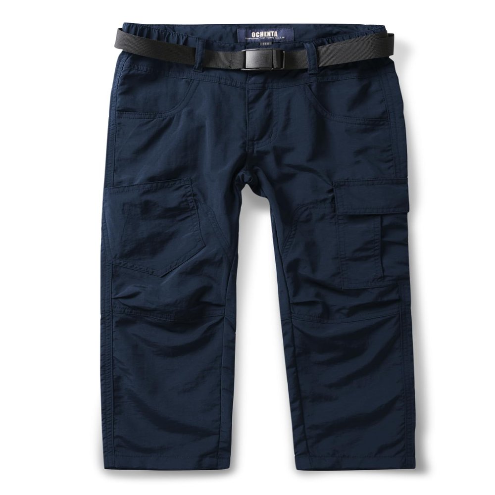 Mesinsefra Kids' Hiking Pants,Boy's Casual Outdoor Quick Dry Lightweight Climbing Camping Fishing Trousers Blue 120-US 5 T