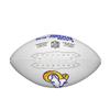 WILSON NFL Live Signature Autograph Football - Official Size, Los Angeles Rams view 3