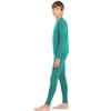 ViCherub Thermal Underwear Set for Boys Long Johns Fleece Lined Kids Base Layer Thermals Sets Boy Jade XL view 3