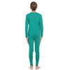 ViCherub Thermal Underwear Set for Boys Long Johns Fleece Lined Kids Base Layer Thermals Sets Boy Jade XL view 4