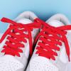 Booyckiy 2 Pairs Flat Shoe Laces for Sneakers, 2/5" Wide Athletic Shoelaces, Red 72 inch(183cm) view 3