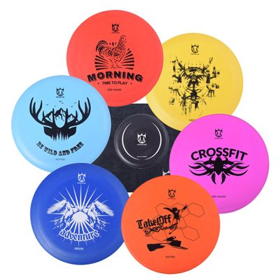 CROWN ME Disc Golf Set with 6 Disc Set