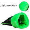 BIG TEETH Golf Head Covers Driver Hybrid Fairway Cover Golf Club Protector Lucky Clover and USA Pattern Black (Driver Cover) view 4