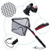 Sougayilang Fishing Net Fish Landing Net, Foldable Collapsible Telescopic Pole with EVA Handle, Durable Nylon Material Mesh, Safe Fish Catching or Releasing view 3