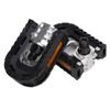 1 Pair Foldable Aluminum Alloy Bike Pedals Lightweight Metal Bicycle Pedals for Folding Bike, Mountain Bike, Road Bike view 1