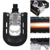 1 Pair Foldable Aluminum Alloy Bike Pedals Lightweight Metal Bicycle Pedals for Folding Bike, Mountain Bike, Road Bike view 3