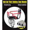 Wing Enterprises Child Bicycle Seat Rear Mounted, Metal Bike Seat Back Mount Safety Baby Carrier Seat with Cushion & Backrest Foot Pedals/Armrest, Handrail, Hold Up to 50Kg view 4