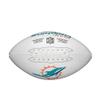 WILSON NFL Live Team Autograph Football, Miami Dolphins view 3