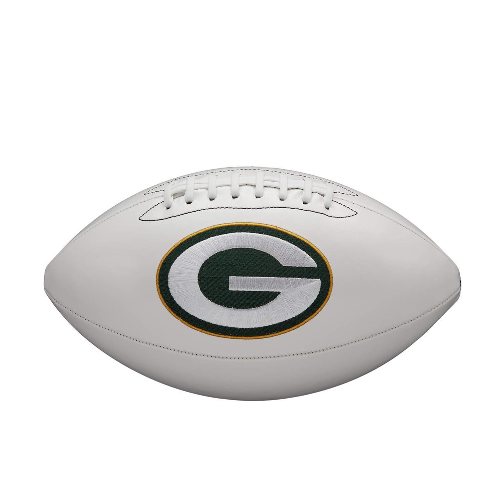 WILSON NFL Live Team Autograph Football, Green Bay Packers