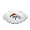 WILSON NFL Live Signature Autograph Football - Official Size, Denver Broncos view 1