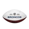WILSON NFL Live Signature Autograph Football - Official Size, Denver Broncos view 2
