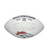 WILSON NFL Live Signature Autograph Football - Official Size, Denver Broncos view 3