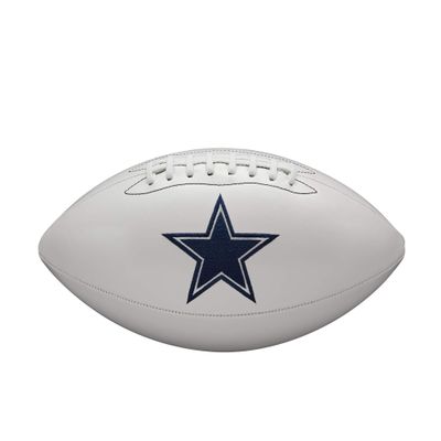 WILSON NFL Live Signature Autograph Football - Official Size, Dallas Cowboys