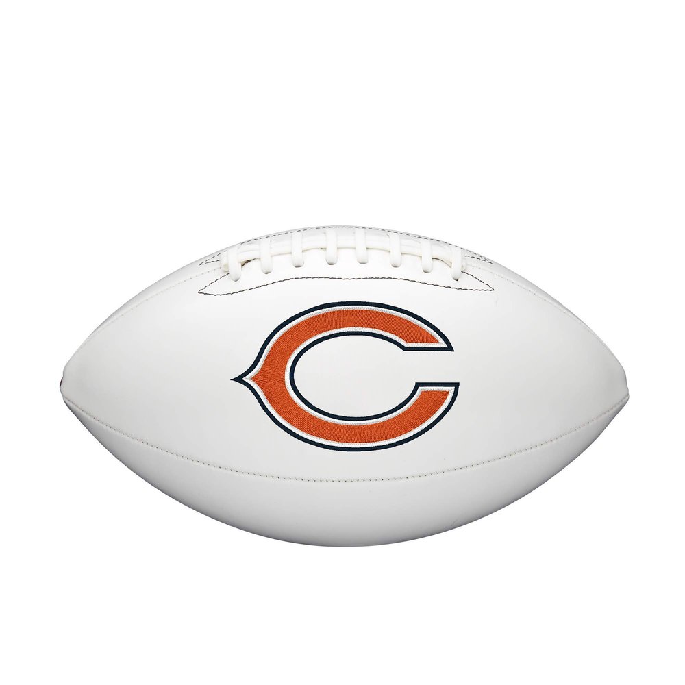 WILSON NFL Live Signature Autograph Football - Official Size, Chicago Bears