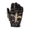 Wilson NFL Stretch Fit Football Gloves - Adult, New Orleans Saints view 3