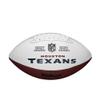 WILSON NFL Live Signature Autograph Football - Official Size, Houston Texans view 2
