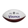 WILSON NFL Live Signature Autograph Football - Official Size, Minnesota Vikings view 2