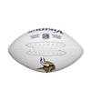 WILSON NFL Live Signature Autograph Football - Official Size, Minnesota Vikings view 3