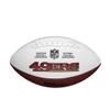 WILSON NFL Live Signature Autograph Football - Official Size, San Francisco 49ers view 2