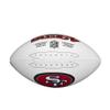 WILSON NFL Live Signature Autograph Football - Official Size, San Francisco 49ers view 3