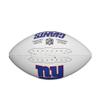 WILSON NFL Live Signature Autograph Football - Official Size, New York Giants view 3