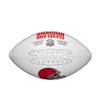 WILSON NFL Live Team Autograph Football, Cleveland Browns view 3