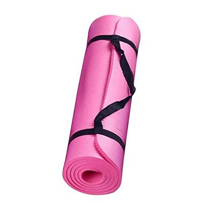 Pink Yoga Knee Pad/Mat 5/8 inch Thick 15mm - Support for Knees, Wrists, and Elbows