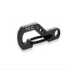 TEC Accessories Python Clip - Stainless Steel Small Keychain Clip - Durable, Lightweight, and Ergonomic Micro Carabiner for Everyday Carry Keychain Accessory (Black, 3-Pack) view 1