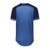 Russell Athletic Youth Classic V-Neck Jersey Columbia Blue/Navy/White XL view 2