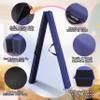 6FT/9FT Folding Balance Beam for Kids ages 3-39- Foldable Gymnastics Floor Beam,Anti-Slip ,Carrying Bag, Faux Suede Covered,EVA foam,Gymnastics Equipment for Kids Training At Home,School,Gym Center view 3