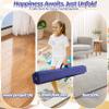 6FT/9FT Folding Balance Beam for Kids ages 3-39- Foldable Gymnastics Floor Beam,Anti-Slip ,Carrying Bag, Faux Suede Covered,EVA foam,Gymnastics Equipment for Kids Training At Home,School,Gym Center view 4