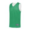 Augusta Sportswear Youth Tricot Mesh Reversible 2.0 Jersey, Kelly/White, XS view 1